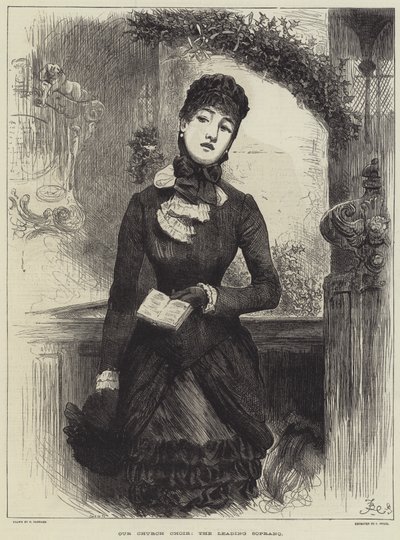 Our Church Choir, the Leading Soprano by Frederick Barnard